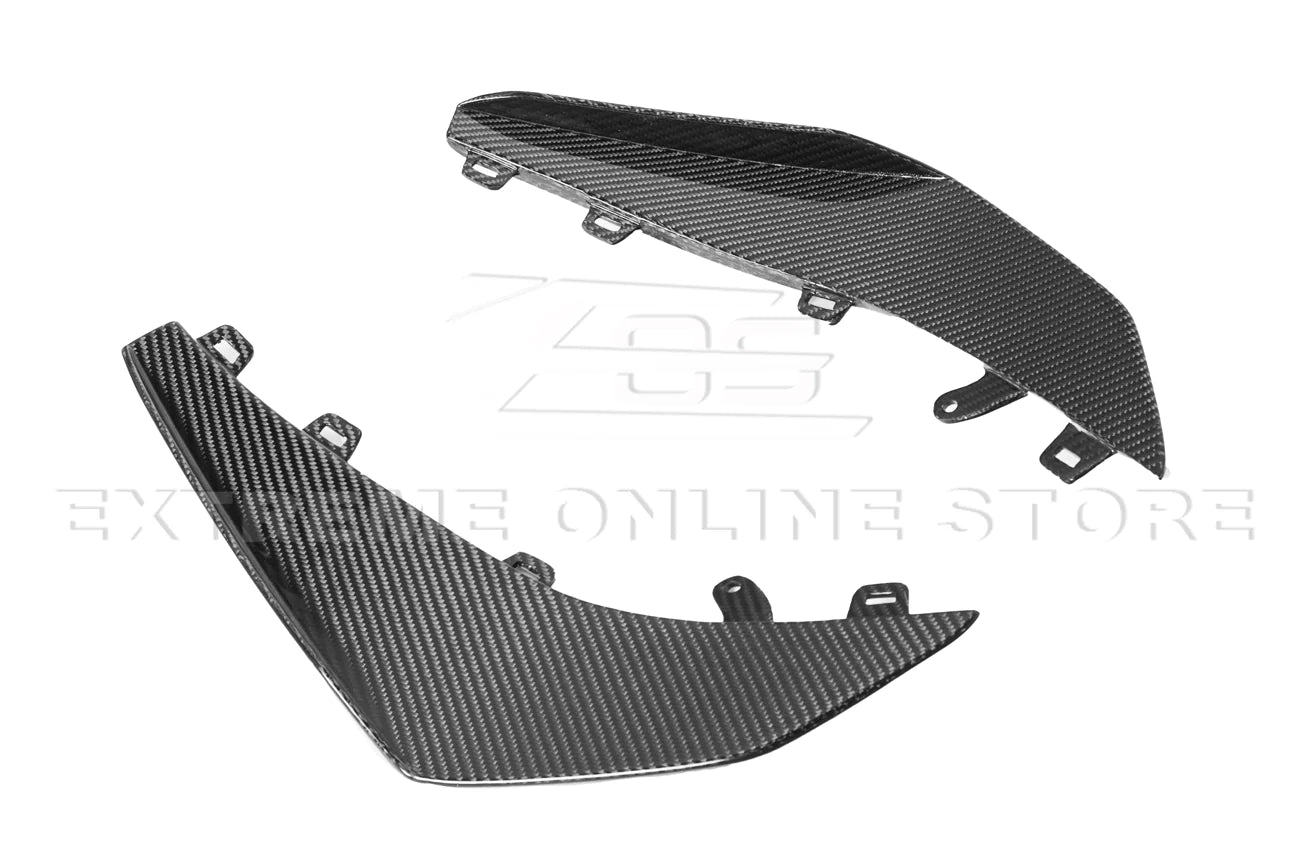 C8 Corvette Z06 Z07 Carbon Fiber / Carbon Flash Front Canards