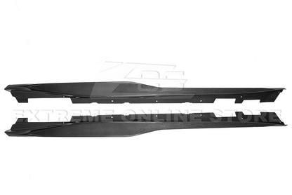 2016 - 24 Camaro Hydro-Dipped Carbon Fiber ZL1 Style Side Skirts