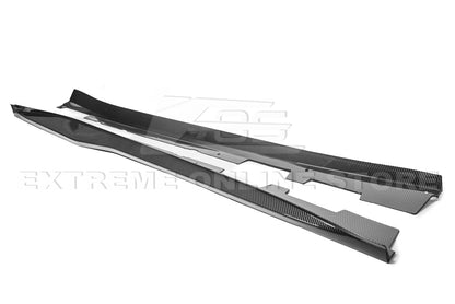2016 - 24 Camaro Hydro-Dipped Carbon Fiber ZL1 Style Side Skirts