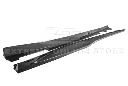 2016 - 24 Camaro Hydro-Dipped Carbon Fiber ZL1 Style Side Skirts