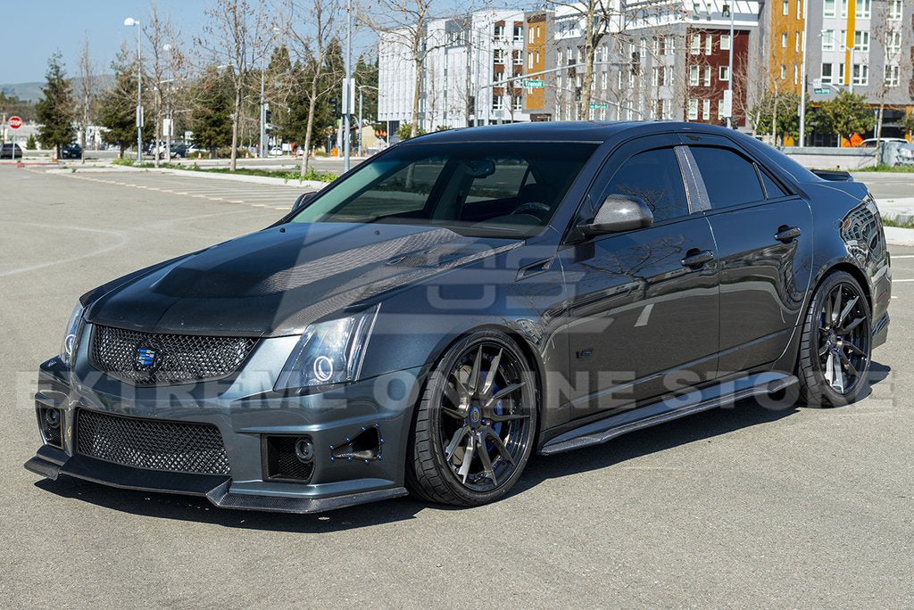 2009 - 15 CTS-V Sedan / Wagon Carbon Fiber Side Skirts