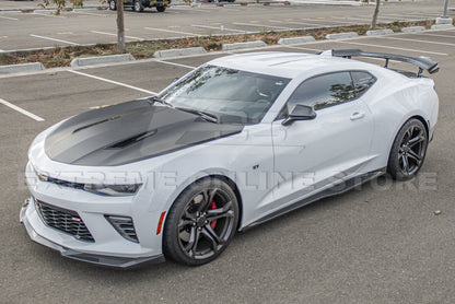 2016 - 24 Camaro Hydro-Dipped Carbon Fiber ZL1 Style Side Skirts