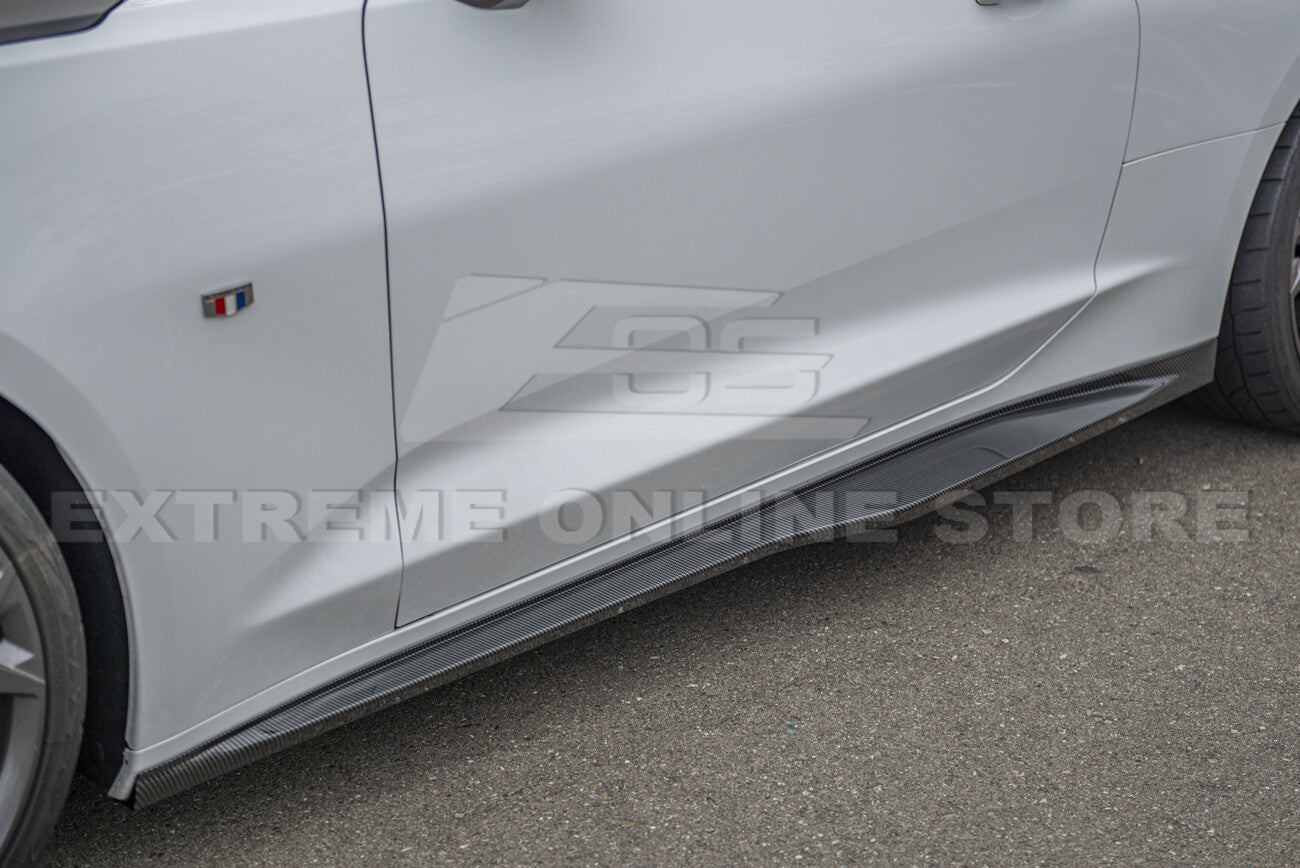 2016 - 24 Camaro Hydro-Dipped Carbon Fiber ZL1 Style Side Skirts