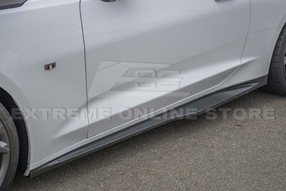 2016 - 24 Camaro Hydro-Dipped Carbon Fiber ZL1 Style Side Skirts