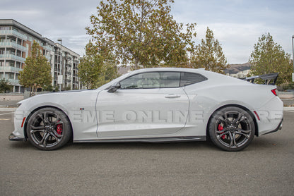 2016 - 24 Camaro Hydro-Dipped Carbon Fiber ZL1 Style Side Skirts