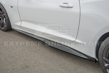 2016 - 24 Camaro Hydro-Dipped Carbon Fiber ZL1 Style Side Skirts