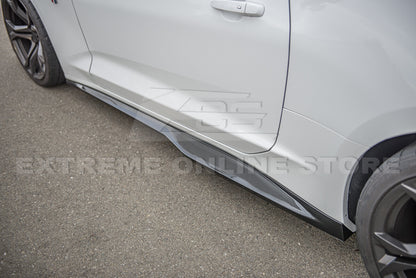 2016 - 24 Camaro Hydro-Dipped Carbon Fiber ZL1 Style Side Skirts