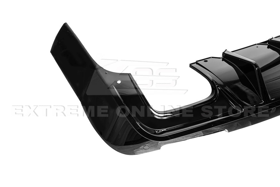 2015 - 24 Challenger Gloss Black SRT Track Package Rear Diffuser (With Sensors)