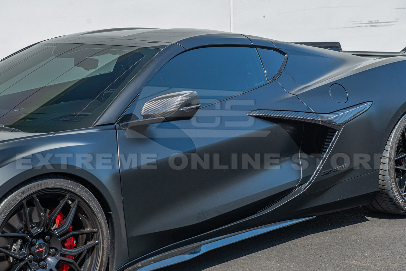C8 Corvette Carbon Fiber Z06 Door Exterior Handle Garnish Cover