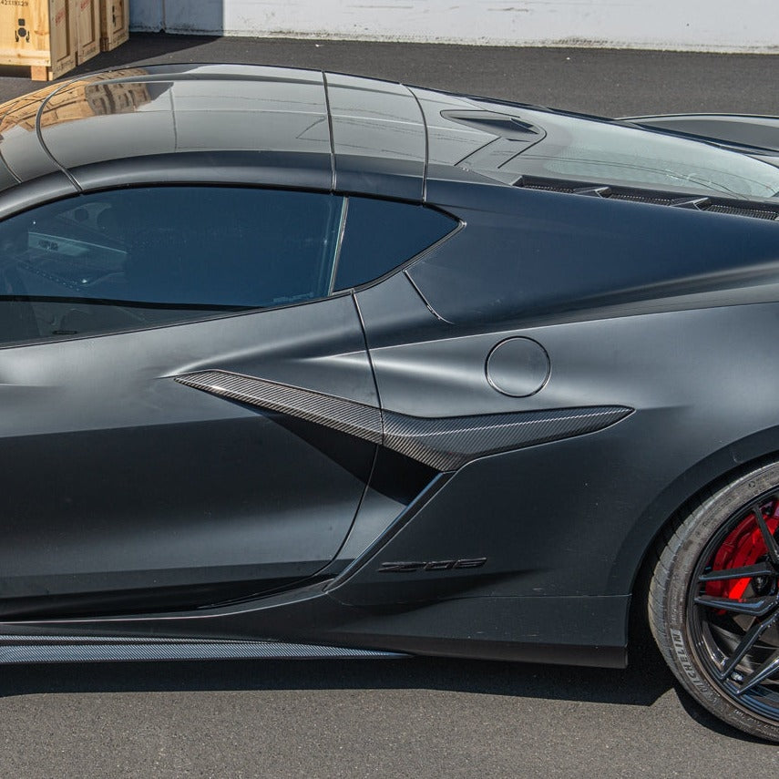C8 Corvette Carbon Fiber Z06 Door Exterior Handle Garnish Cover