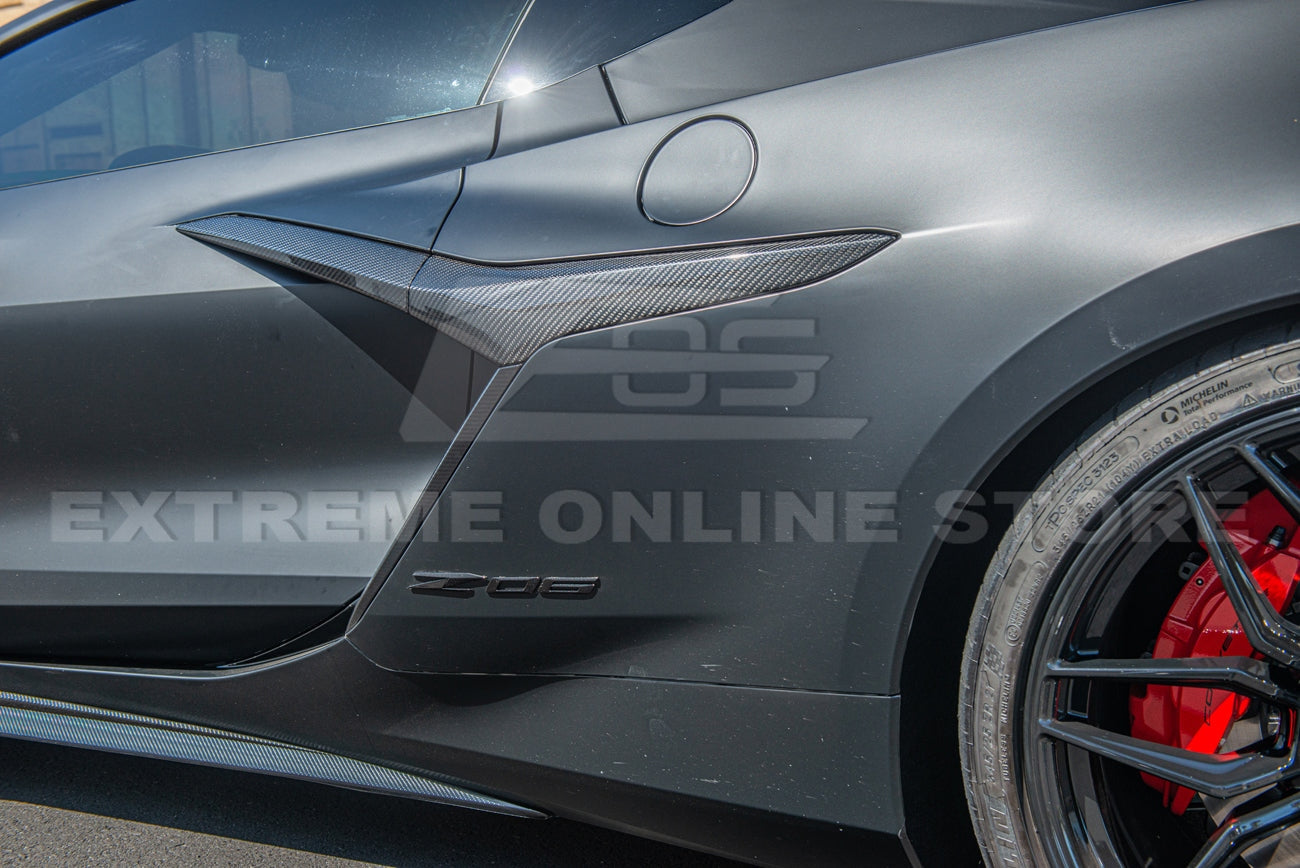 C8 Corvette Carbon Fiber Z06 Door Exterior Handle Garnish Cover