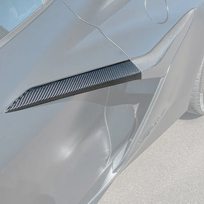 C8 Corvette Carbon Fiber Z06 Door Exterior Handle Garnish Replacement