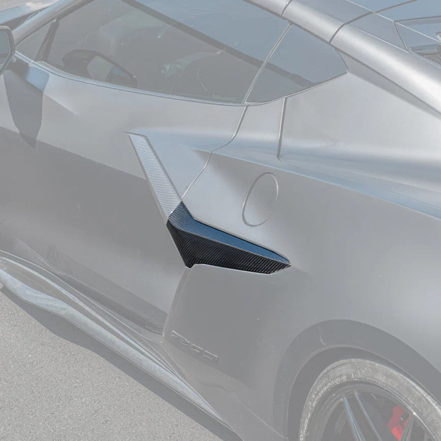 C8 Corvette Carbon Fiber Z06 Door Exterior Handle Garnish Replacement