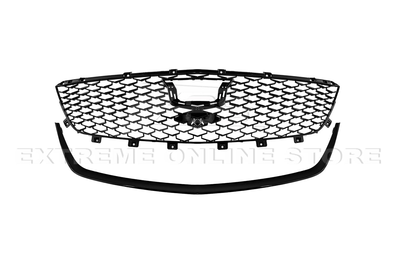 2020 - 24 Cadillac CT5 Blackwing Style Gloss Black Upper Grille