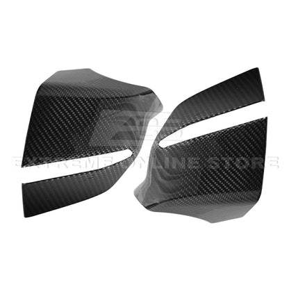C8 Corvette Carbon Fiber Mirror Cover Caps