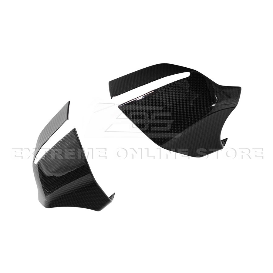 C8 Corvette Carbon Fiber Mirror Cover Caps