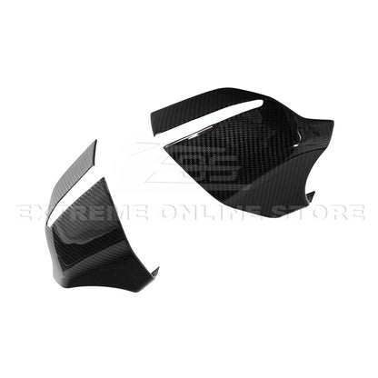 C8 Corvette Carbon Fiber Mirror Cover Caps