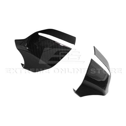 C8 Corvette Carbon Fiber Mirror Cover Caps
