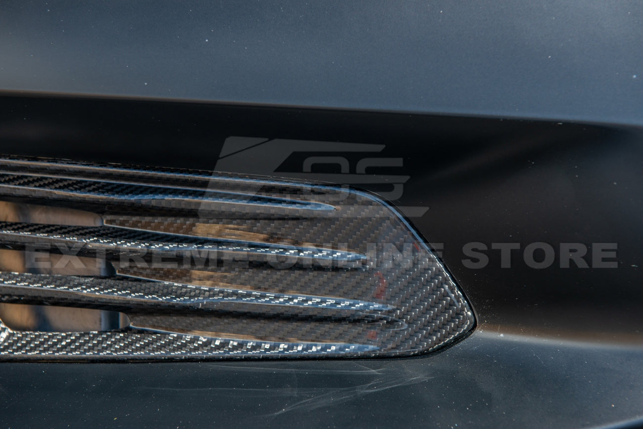 C8 Z06 Corvette Carbon Fiber Rear Grille Vent
