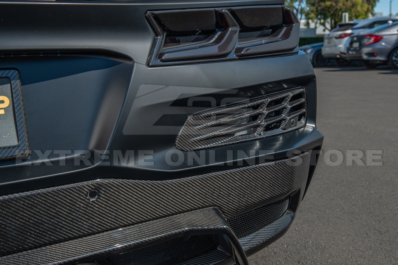 C8 Z06 Corvette Carbon Fiber Rear Grille Vent