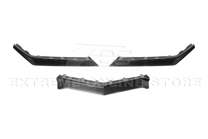 C8 Corvette Z06 Z07 Package Carbon Fiber / Carbon Flash Front Splitter &amp; Canards