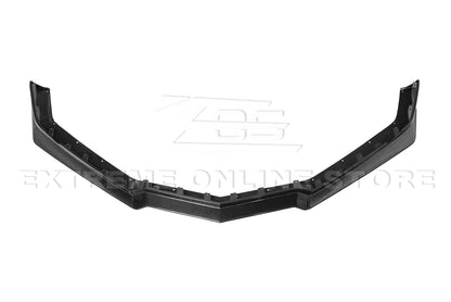 C8 Corvette Z06 Z07 Package Carbon Fiber / Carbon Flash Front Splitter &amp; Canards