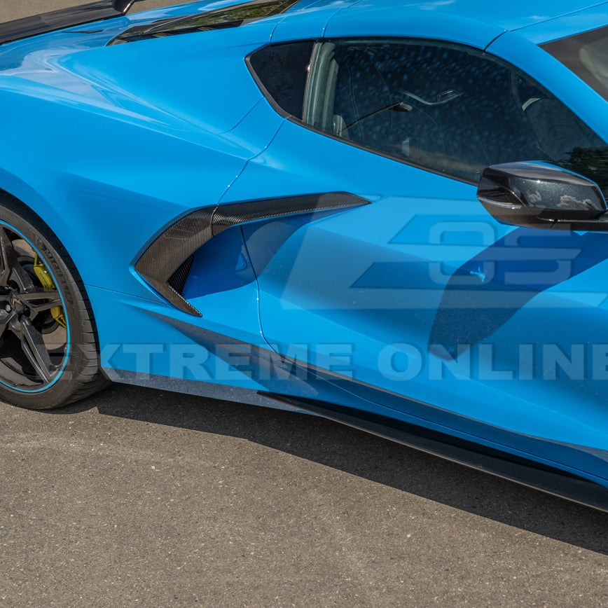 C8 Corvette Stingray Carbon Fiber Replacement Side Door Garnish