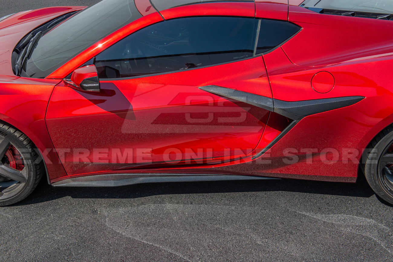 C8 Corvette Z06 / E-Ray / ZR1 Carbon Fiber Side Skirts