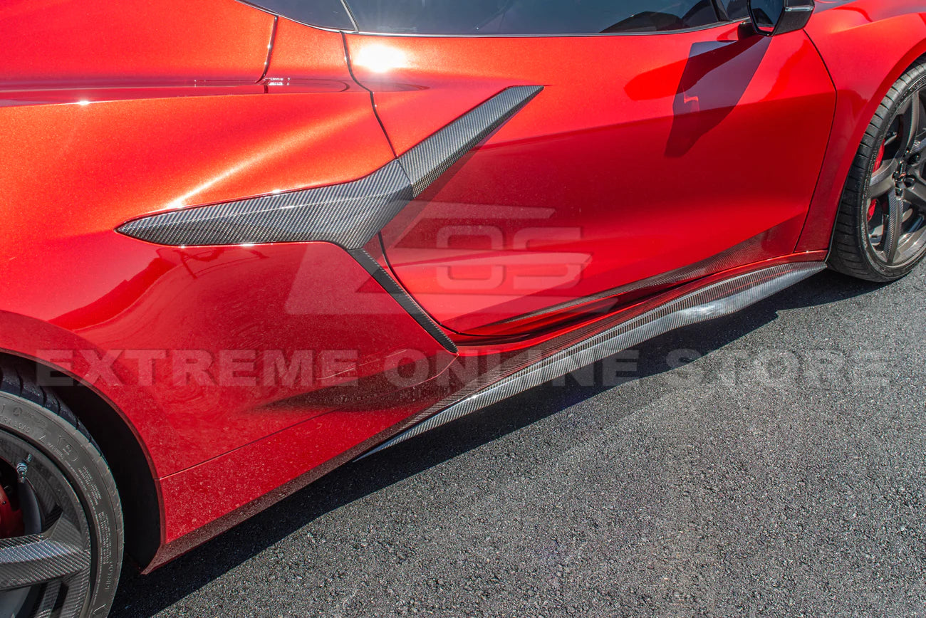 C8 Corvette Z06 / E-Ray / ZR1 Carbon Fiber Side Skirts