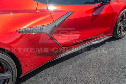 C8 Corvette Z06 / E-Ray / ZR1 Carbon Fiber Side Skirts