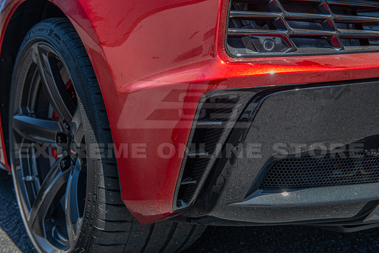 C8 Corvette Z06 Carbon Fiber Rear Diffuser Side Vents