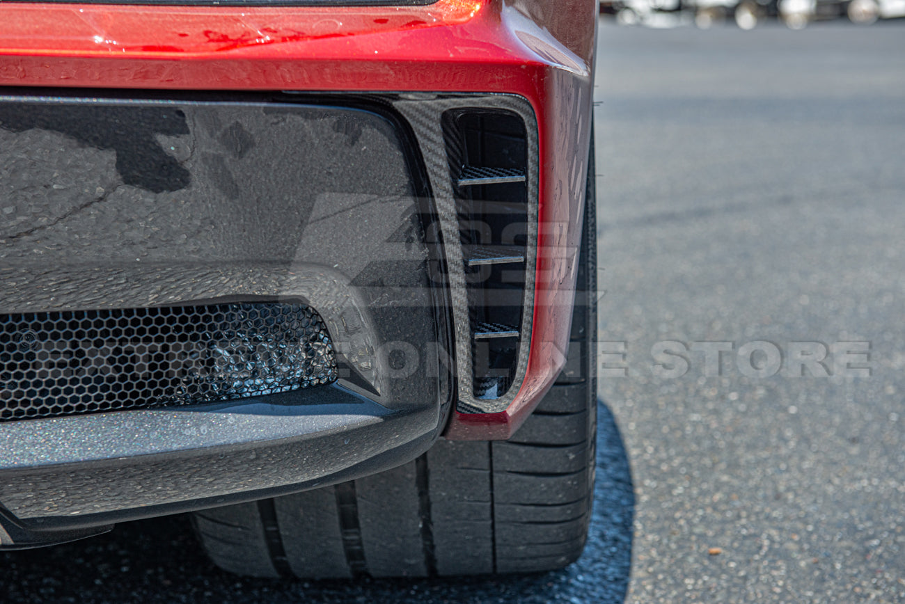 C8 Corvette Z06 Carbon Fiber Rear Diffuser Side Vents