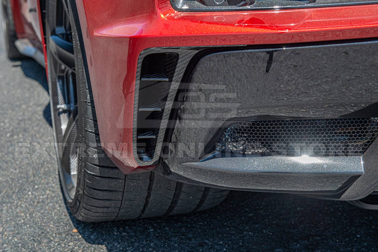 C8 Corvette Z06 Carbon Fiber Rear Diffuser Side Vents