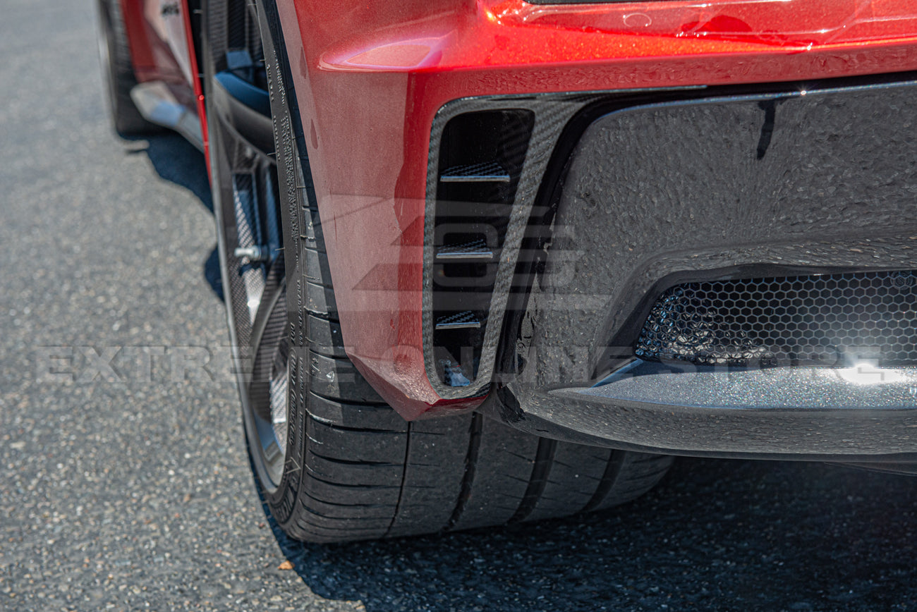 C8 Corvette Z06 Carbon Fiber Rear Diffuser Side Vents