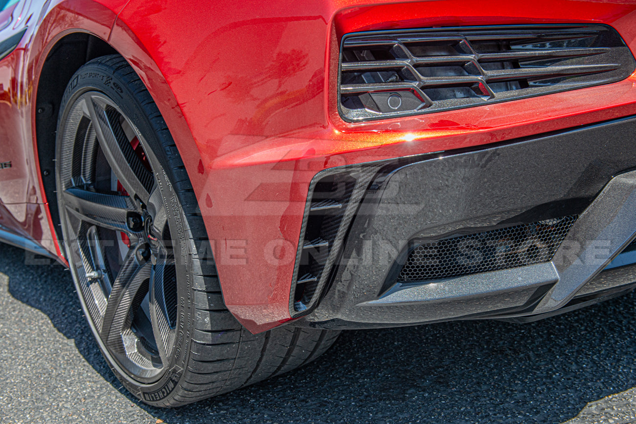 C8 Corvette Z06 Carbon Fiber Rear Diffuser Side Vents