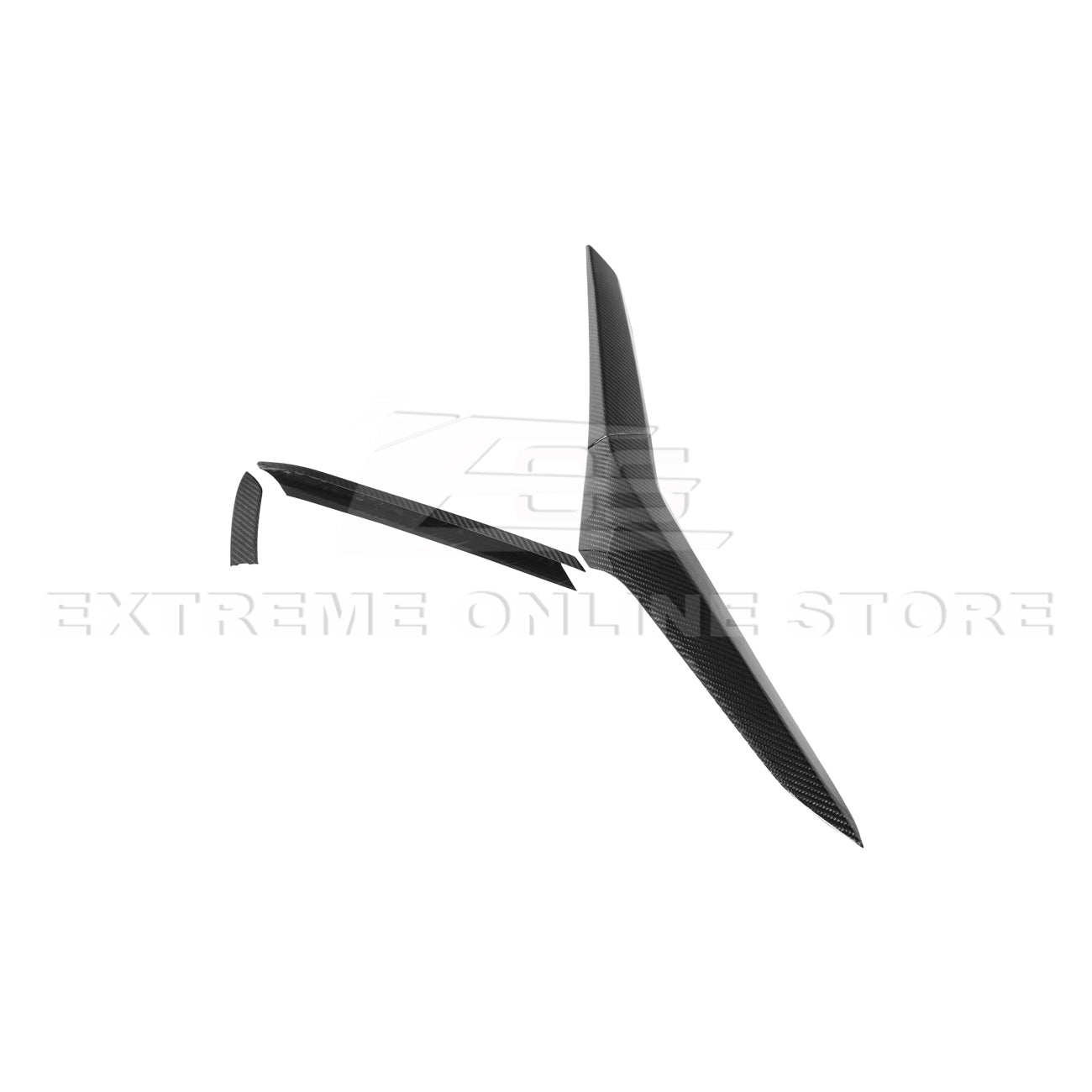 Corvette C8 Z06 Carbon Fiber Exterior Door Handle Garnish Covers