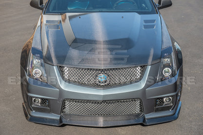 2009 - 15 Cadillac CTS-V Carbon Fiber Front Hood Trim
