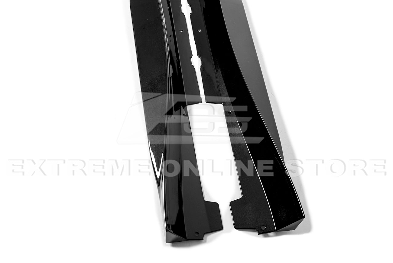 2016 - 24 Camaro Gloss Black ZL1 Conversion Side Skirts