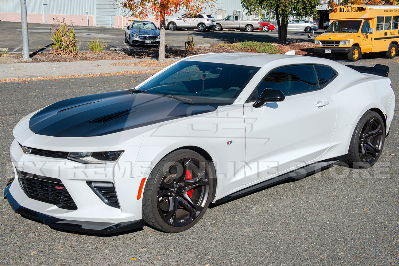 2016 - 24 Camaro Gloss Black ZL1 Conversion Side Skirts