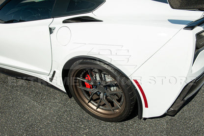 2014 - 19 C7 Corvette Rear Quarter Flare Extension Wheel Trim | Carbon Flash/Carbon Fiber