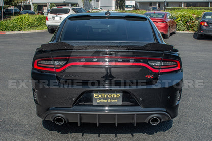 2015 - 24 Charger Tinted Smoked Rear Spoiler Wicker Bill Add On