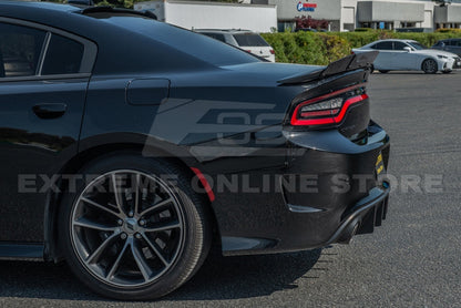 2015 - 24 Charger Tinted Smoked Rear Spoiler Wicker Bill Add On