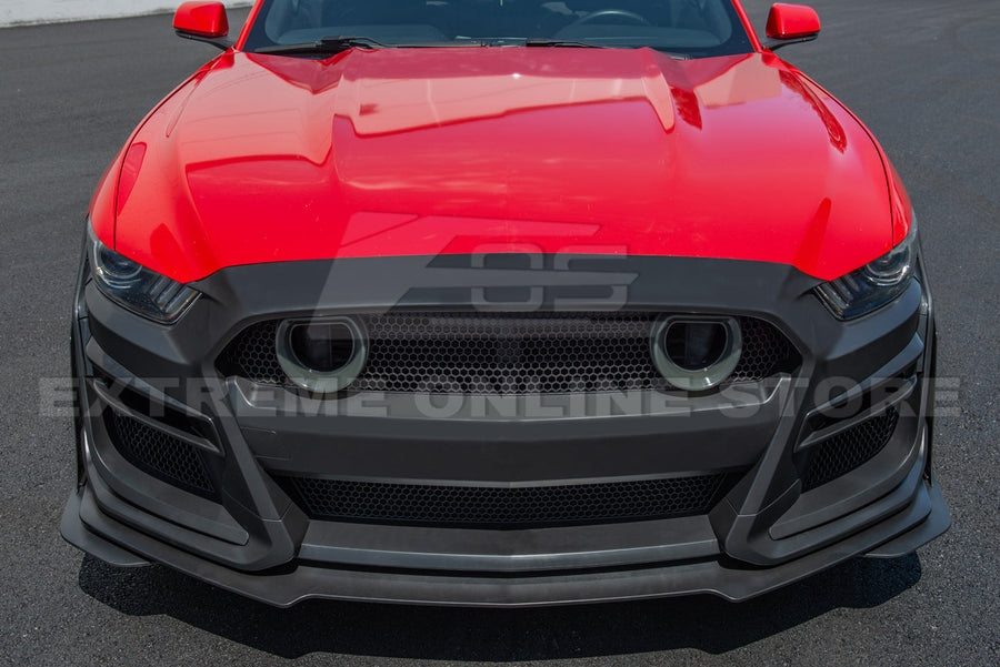 2015 - 17 Ford Mustang GT500 Conversion Bumper with LED Grille Kit