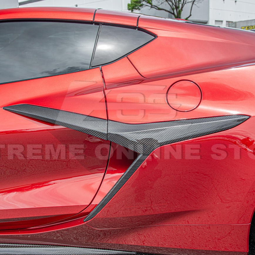Corvette C8 Z06 Carbon Fiber Exterior Door Handle Garnish Covers