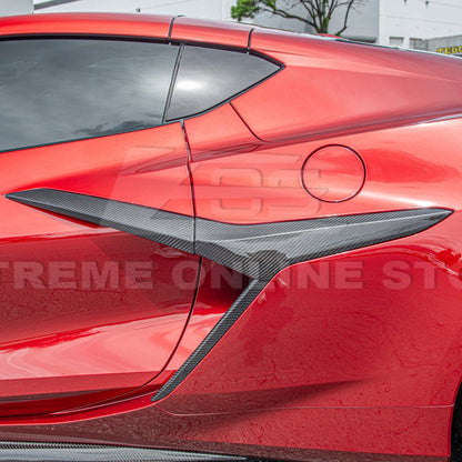 Corvette C8 Z06 Carbon Fiber Exterior Door Handle Garnish Covers