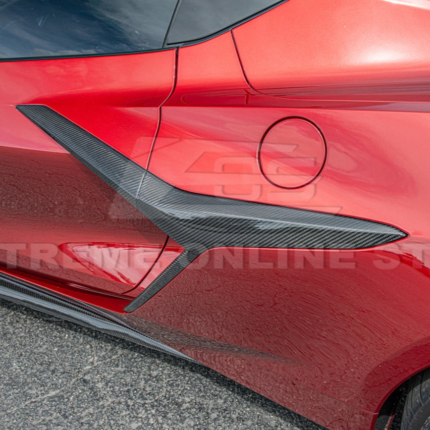 Corvette C8 Z06 Carbon Fiber Exterior Door Handle Garnish Covers