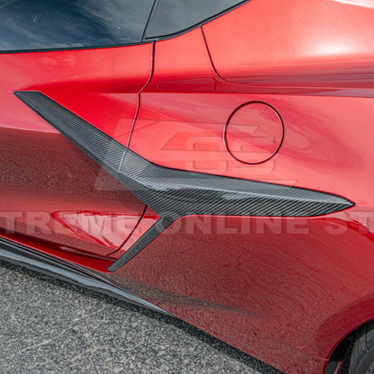 Corvette C8 Z06 Carbon Fiber Exterior Door Handle Garnish Covers