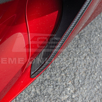 Corvette C8 Z06 Carbon Fiber Exterior Door Handle Garnish Covers