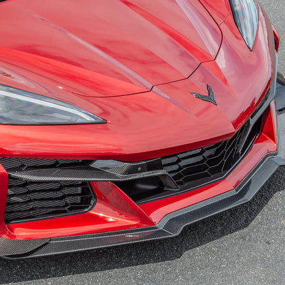 Corvette C8 Z06 / E-Ray Carbon Fiber Grille Bezel Inserts