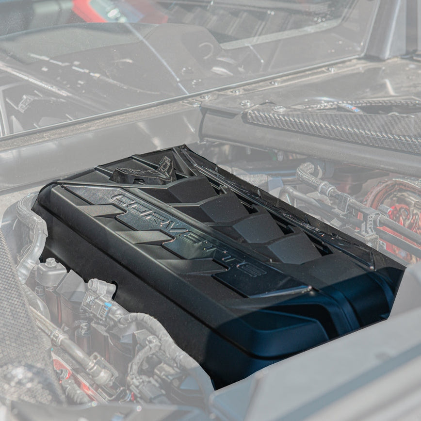 C8 Stingray Corvette Coupe Carbon Fiber Engine Cover